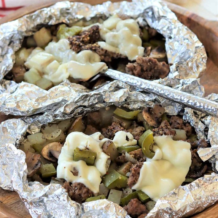 Image for Easy Philly Cheesesteak Foil Packs - 3 Ways