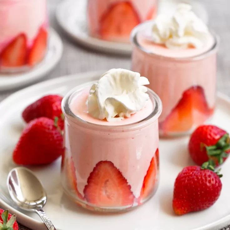 Image for Strawberry Mousse Recipe - Light, Whipped, and so Delicious!