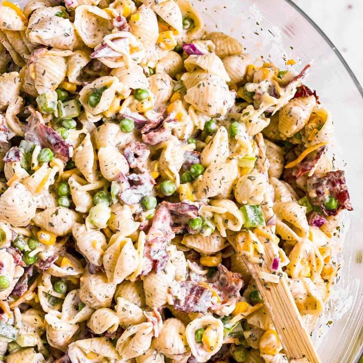 Image for Bacon Ranch Pasta Salad Recipe