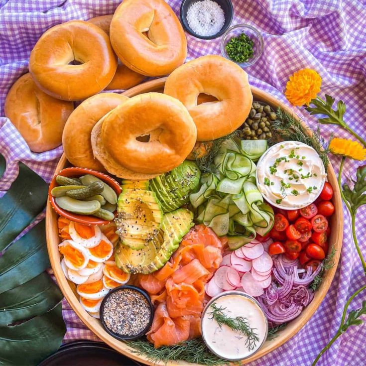 Image for Bagel and Lox Charcuterie Board
