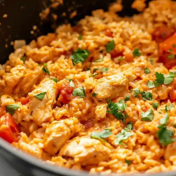 Image for Easy One Pot Queso Chicken and Rice