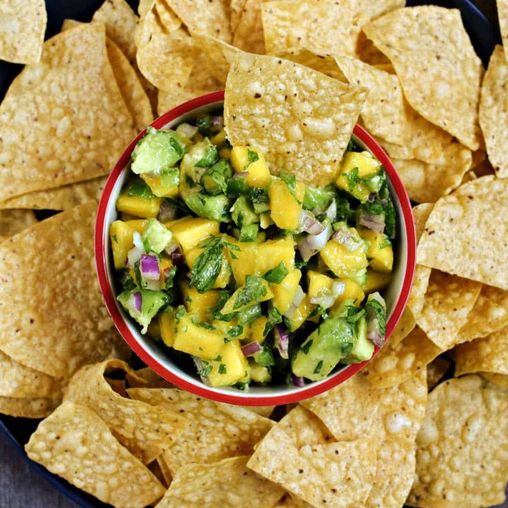 Image for Easy Mango Avocado Salsa