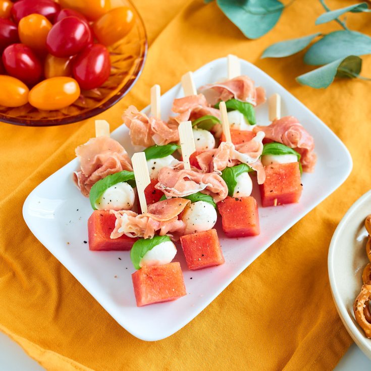 Image for Watermelon & Mozzarella Skewers