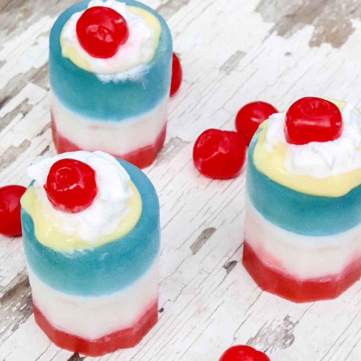 Image for Red White and Blue Patriotic Pudding Firecrackers