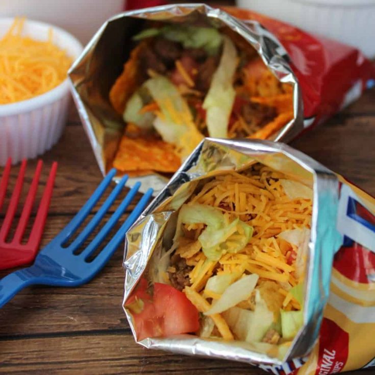 Image for Easy Walking Tacos Recipe - Saving Dollars and Sense