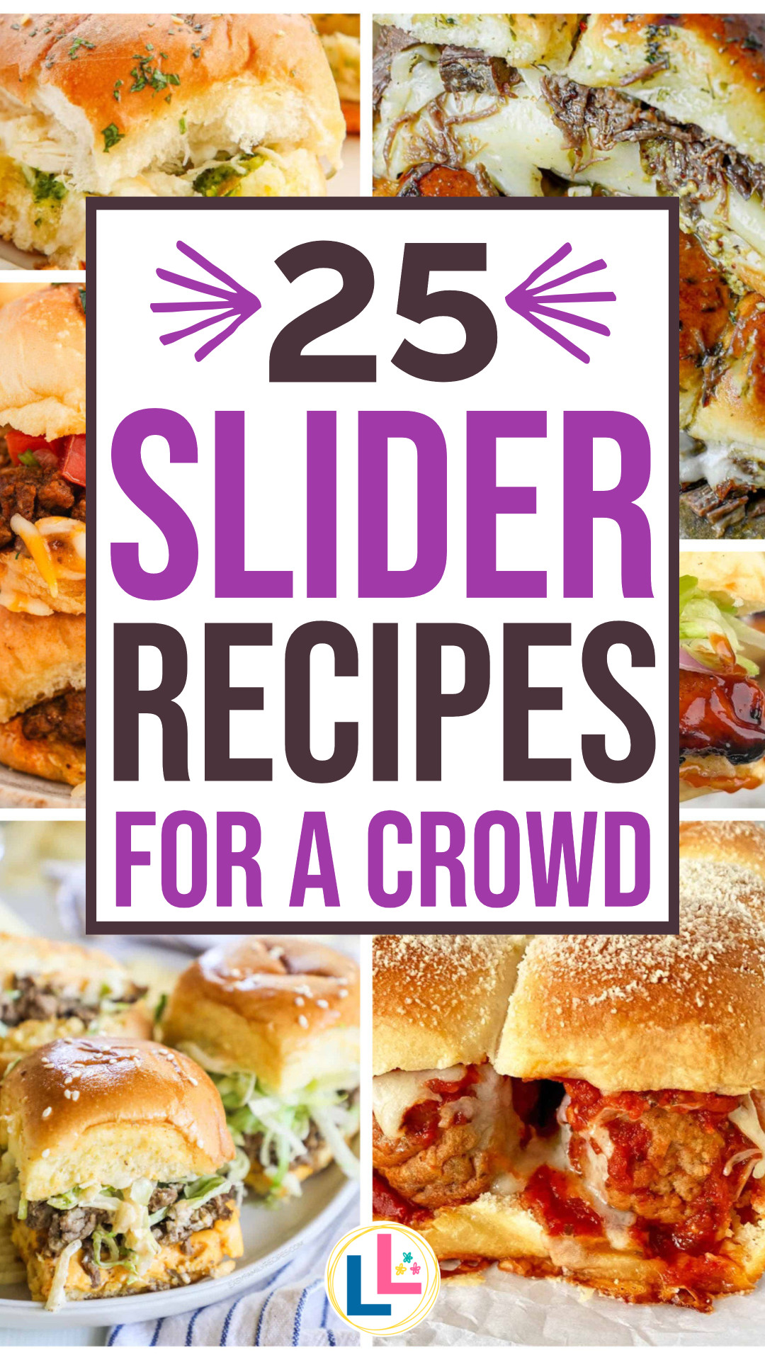 Easy slider appetizers for a crowd! Sliders for party, slider sandwich recipes, king hawaiian sliders, chicken slider recipes, easy hawaiian roll sliders, sliders recipes hawaiian rolls easy, finger foods, slider appetizer recipes, slider finger foods, sliders for a crowd, make ahead cold sliders for a crowd, mini sandwiches  for a party, appetizers for party easy finger foods, hourderves party appetizers ideas, room temp appetizers, easy party appetizers
