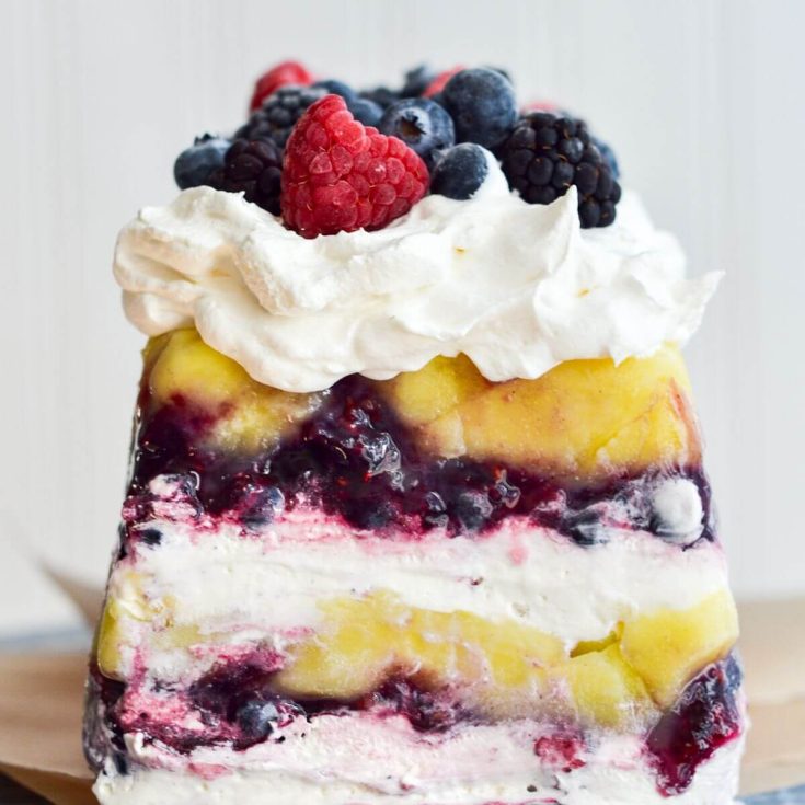 Image for Lemon Berry Icebox Cake - Easy No-Bake Summer Dessert!