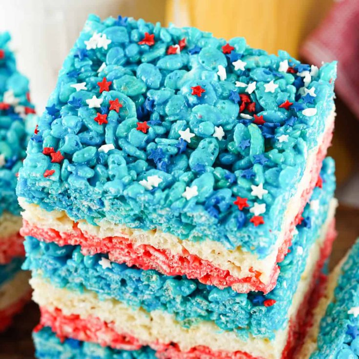 Image for Red, White and Blue Rice Krispies Treats