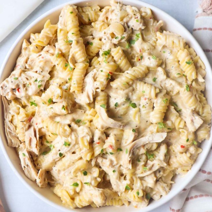 Image for Crock Pot Garlic Parmesan Chicken Pasta