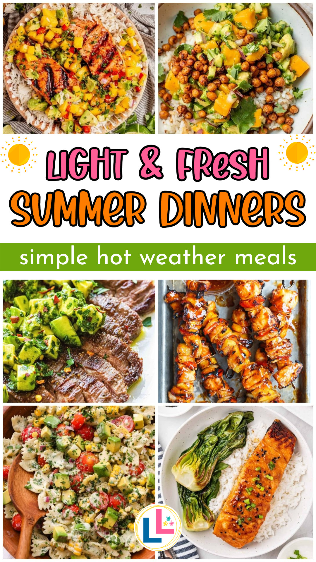 Light summer dinner recipes easy and hot weather meals! Easy vacation meals, healthy summer dinners, summer dinner ideas easy, summer salads, summer supper ideas healthy, quick summer dinner ideas weeknight meals easy, light dinner recipes, easy chicken dinners, light summer meals,, quick summer dinner ideas families, healthy summer dinner recipes, low carb and vegetarian meals, summer pasta dishes, light meals for dinner summer easy recipes, easy family dinners, easy fresh summer dishes.